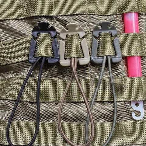 1/2/5Pcs Molle Backpack Buckle Carabiner Clips Outdoor Nylon Camping Bag Hanger Hook Clamp EDC Carabiner Survival Gear Tools