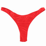 Classic Cut Short Bottoms Biquini Swim Ladies Swimsuit Women Briefs Bikini Bottom Side Ties Brazilian Thong Swimsuit 5Size