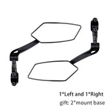 EasyDo Bicycle Rear View Mirror Bike Cycling Wide Range Back Sight Reflector Adjustable Left Right Mirror