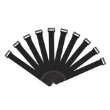 10pcs Fishing Rod Tie Holder Strap Suspenders Fastener Hook Loop Ties Belt Fishing Rod Strapping Wrap Band Outdoor Fishing Tools