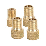 4PCS Valve Adapter Pump Convert Presta To Schrader Copper Valve Adaptor Wheels Gas Nozzle Tube Tool Bike Bicycle Accessories